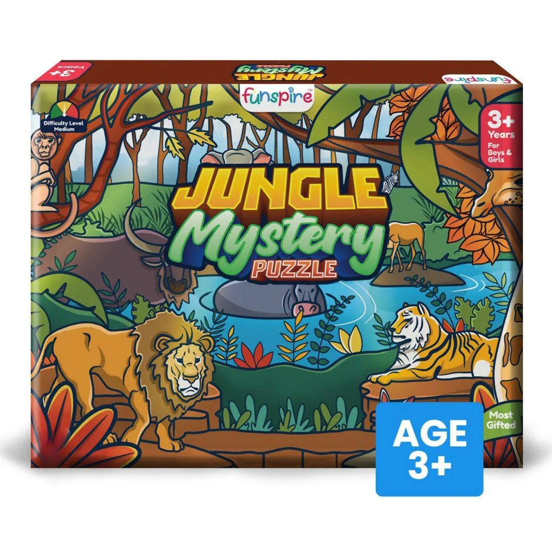 Jungle Mystery Floor Puzzle box