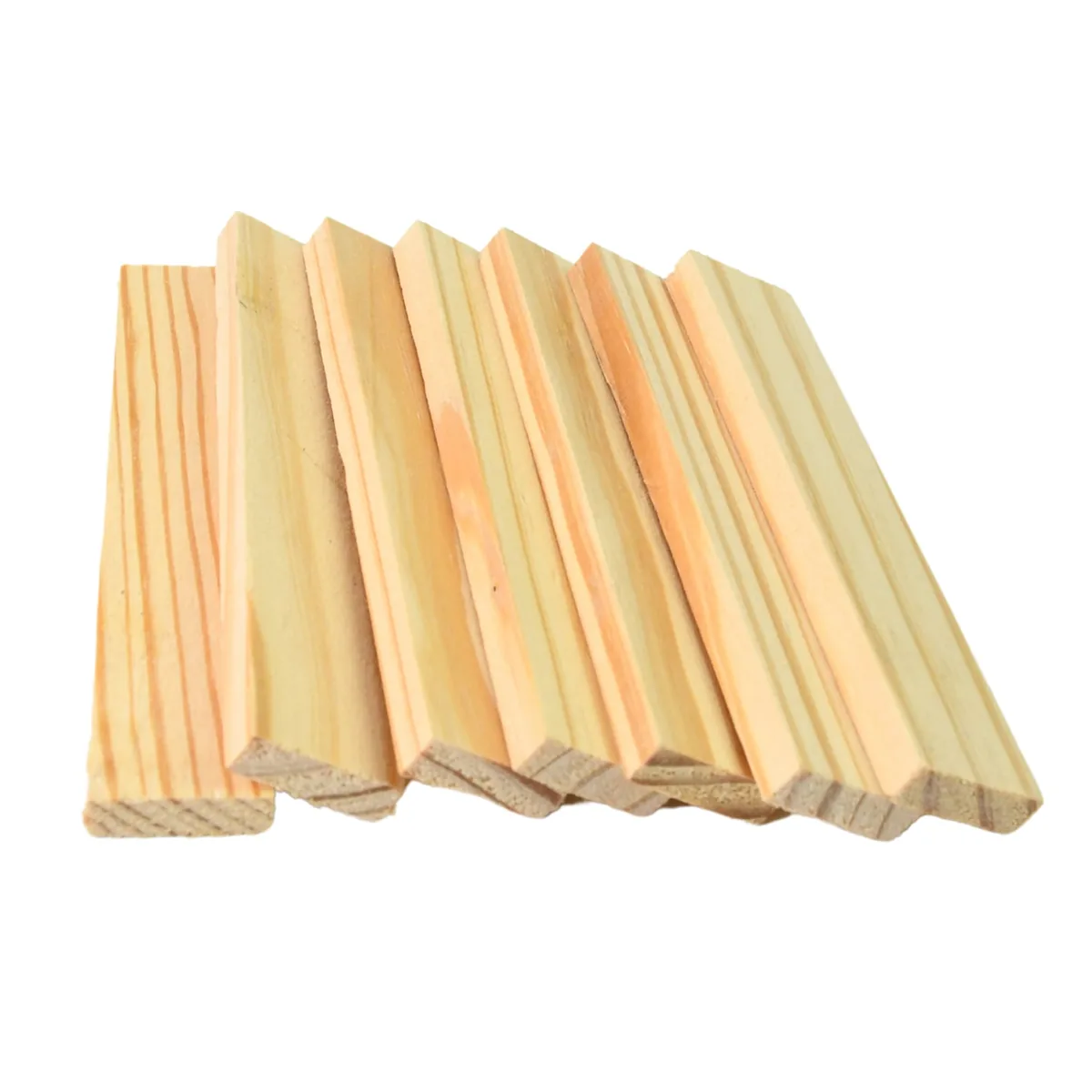 Wooden strips from the pattern puzzle set
